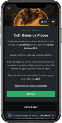 CoD: Bonus de Ataque