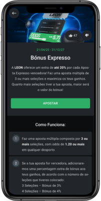 Bónus Expresso Leon bet