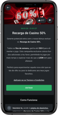 Recarga de Casino Leon bet