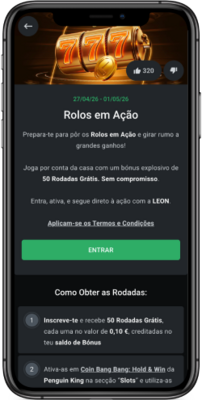 Rolos em Ação Leon bet