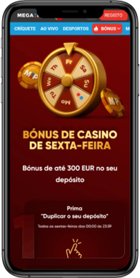 Bónus de casino de sexta-feira Megapari