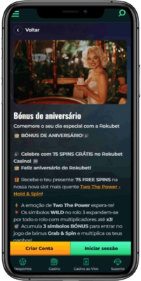 Captura de tela da página promocional do cassino Spinbetter em um dispositivo móvel