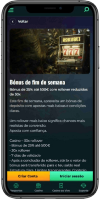 Captura de tela da página promocional do cassino Spinbetter em um dispositivo móvel