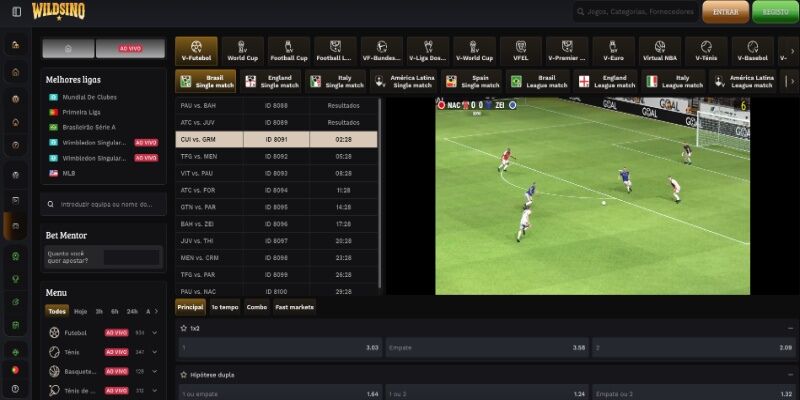 Wildsino pagina de esportes
