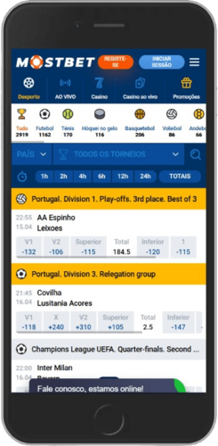 App de apostas n1 - Mostbet
