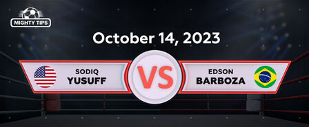 14 outubro de 2023: Sodiq Yusuff vs. Edson Barboza