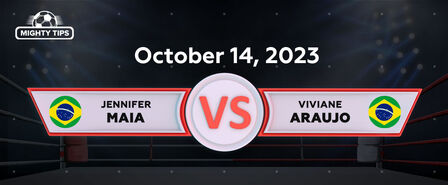 14 outubro de 2023 Jennifer Maia vs. Viviane Araujo