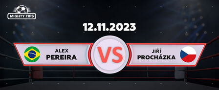 12 novembro 2023: Alex Pereira vs Jiří Procházka