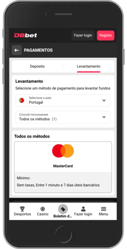 Imagem da levantamentos da DBbet