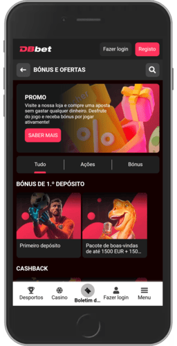 Imagem das promoções da DBbet