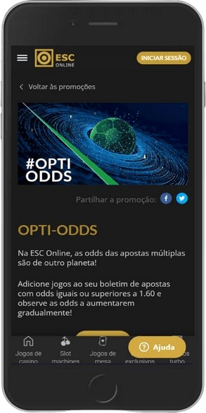 Captura de tela da página de bônus – OPTI-ODDS