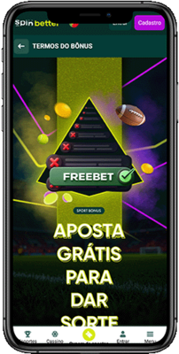 Captura de tela da página de bônus esportivos do Spinbetter em um dispositivo móvel 9