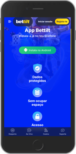 Imagem da página de download para Android