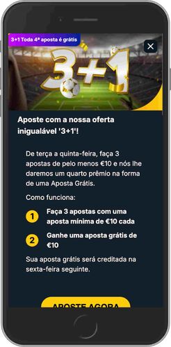 Ecrã de bónus semanal Campeonbet