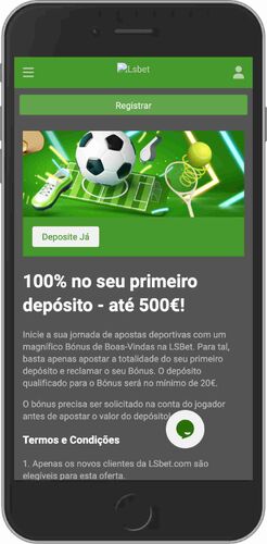 Ecrã bónus de boas-vindas da Lsbet