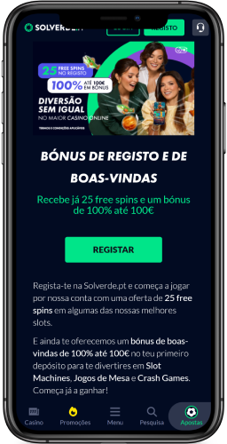 Captura de ecrã do bónus na Casino Solverde