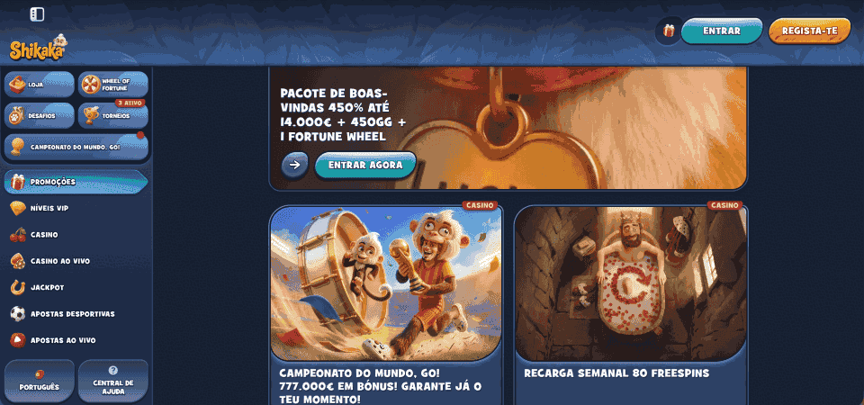 Bónus e promoções Shikaka