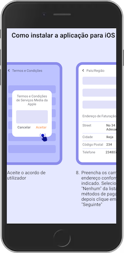 Captura de ecrã móvel como instalar a app Paripesa no IOS 2